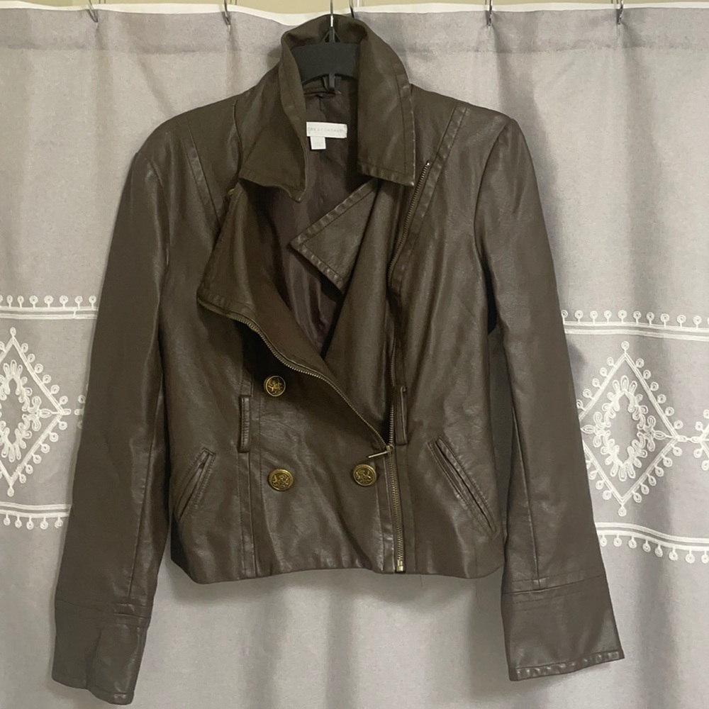 New York and Company Leather Jacket